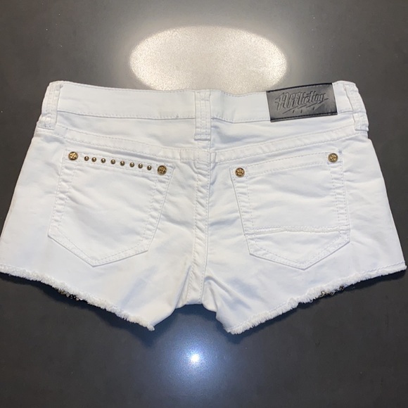 NWT Affliction Vikki Short in Silent White - Picture 4 of 13